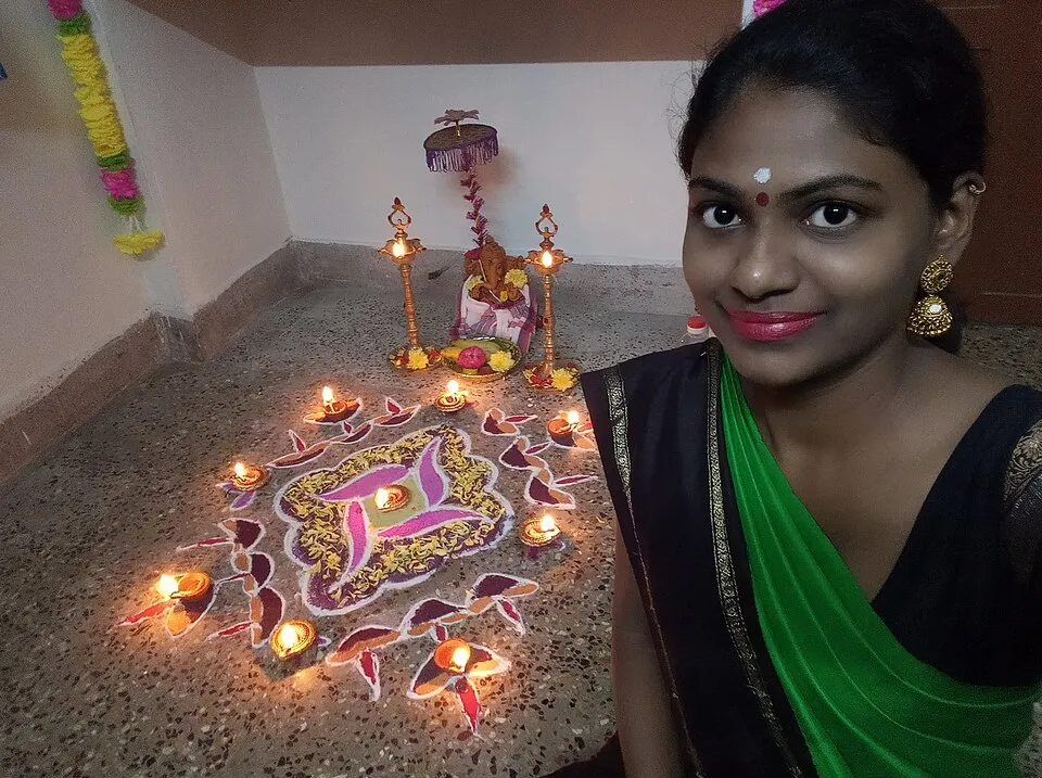 Deepavali lamps